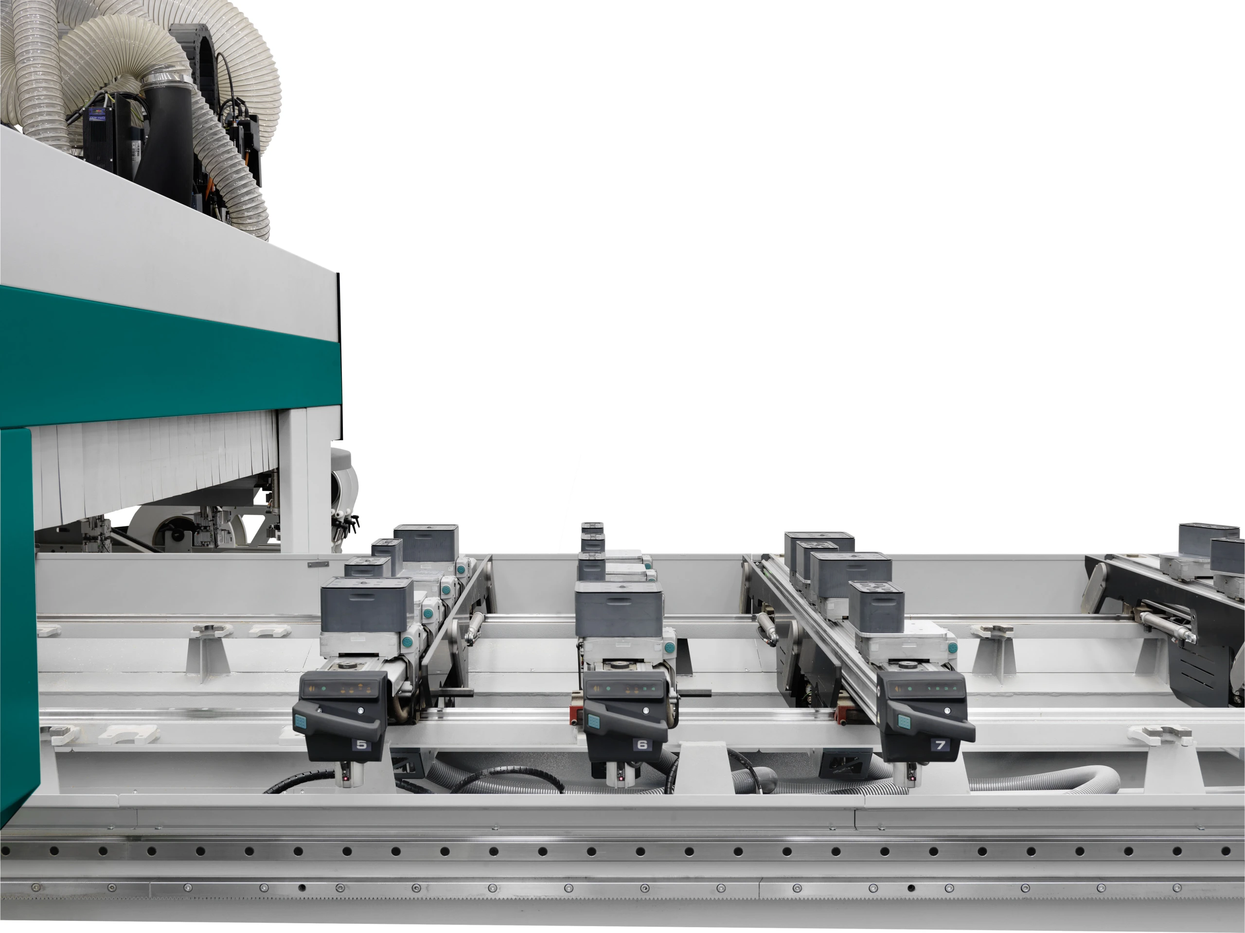 ;Inteligentné polohovanie stola: Na výber asistované alebo automatické polohovanie stolov a prísaviek.