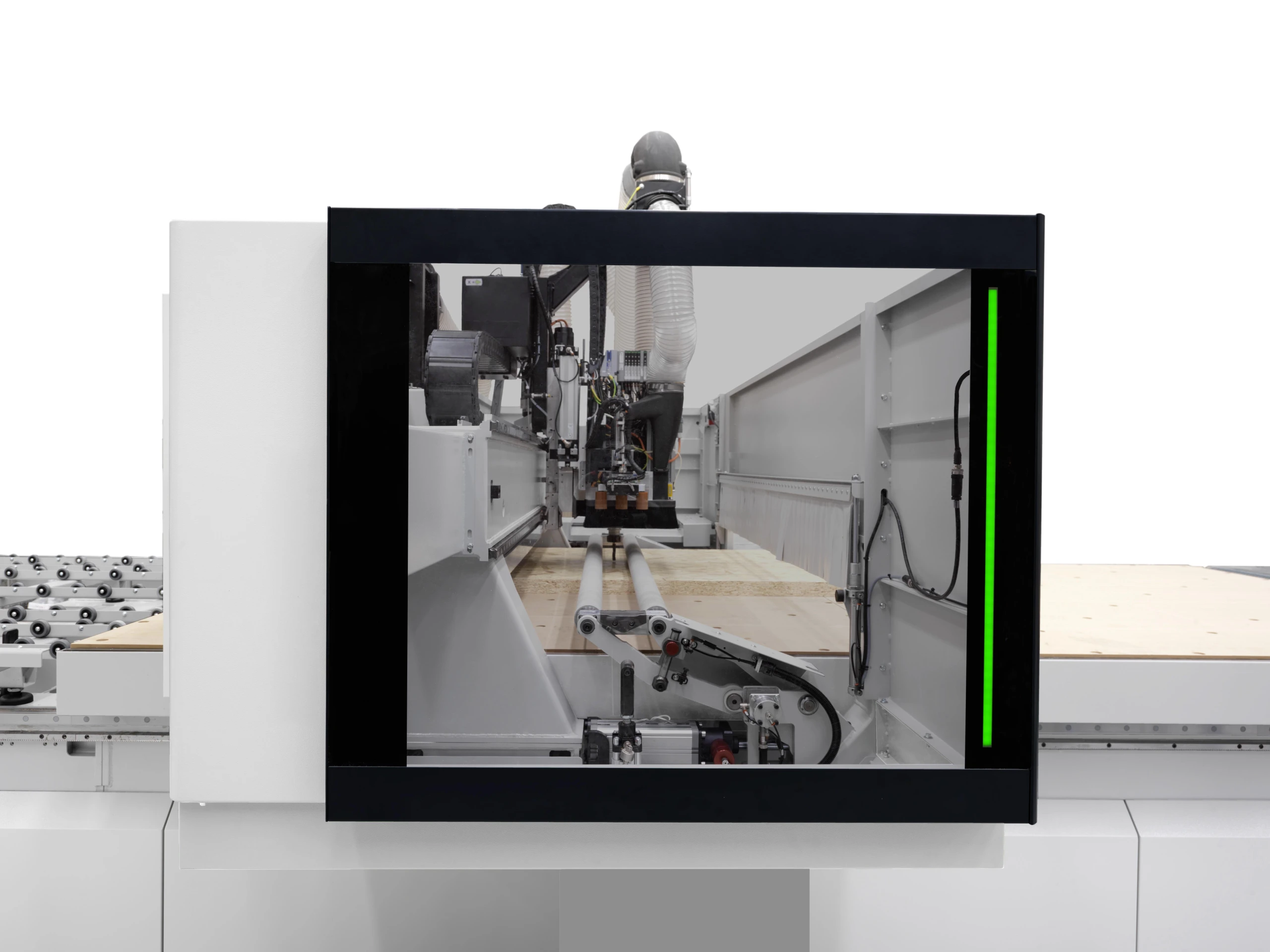 ;Prítlačné valce pre možnosť spracovávať viac dosiek naraz